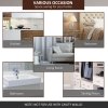 HOMCOM 6.5FT/2000mm Modern Sliding Barn Door Closet Hardware Track Kit Aluminium Track System Unit For Single Wooden Door