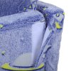 AIYAPLAY Kids Sofa Bed, 2 in 1 Kids Folding Bed Toddler Armchair with Glow in The Dark Cosmic Design, Washable Cushion and Cover, Convertible Kid Chair to Lounger for 1.5-3 Years Old, 1 Seater, Blue
