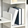HOMCOM 6-Tier Bookshelf, Modern Bookcase with 11 Open Shelves, Freestanding Decorative Storage Shelving for Home Office and Study, White