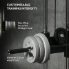 SPORTNOW Wall Mount Cable Machine, 15 Positions Adjustable Cable Crossover Machine Dual Pulley System for Home Gym