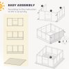 PawHut Whelping Box for Dogs, Dog Whelping Box Dog Playpen Fence Exercise Play Pen with Waterproof Washable Whelping Pad, Adjustable Entrance, Non-Slip Pads, for Large Dogs and Puppies, 124 x 120cm