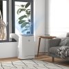 HOMCOM 14000 BTU Portable Air Conditioner, Smart Home WiFi Compatible, 4 in 1 Dehumidifier Cooler Fan, with Sleep Mode, Remote, 24H Timer, Window Venting Kit, A Energy Efficiency, 35m², White