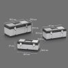 HOMCOM 3 Pieces Tool Box Set, 23