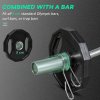 SPORTNOW Olympic Weight Plates Set, Metal and Rubber Bumper Plates Weights Discs with 2