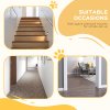 PawHut Pressure Fit Dog Stair Gate No Drilling Safety Gate Auto Close for Doorways, Hallways, 74-100cm Adjustable, 94cm Tall, Black
