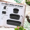 Outsunny Galvanised Raised Beds for Garden, Metal Elevated Planter Box with Safety Edging, Easy DIY for Growing Flowers, Herbs, Succulents, 150 x 62 x 30cm, Dark Grey