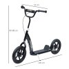 HOMCOM Kids Scooter Kick Scooter with 12