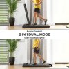 SPORTNOW 2.5HP Folding Treadmill Walking Pad, 1-6km/h Under Desk Treadmill, with Remote Control, LED Display and Phone Holder for Home Gym Office, No Assembly, Orange