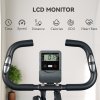 SPORTNOW 5-In-1 Folding Exercise Bike with Arm Workout Bands, Quiet 8-Level Magnetic Resistance Foldable Exercise Bike with LCD, Tablet Holder, Hand Pulse Sensor for Home Use Indoor Cycling, Black