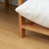 HOMCOM Bamboo Clothes Rail for Bedroom, Garment Rack with 6-Tier Storage Shelf and Hanging Rod, Clothes Rack for Living Room, Entryway, Natural Wood Effect