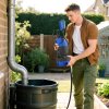 Outsunny 750W Submersible Water Pump for Dirty/Clean Water, 20000L/H Electric Sump Pump with Float Switch, Drain Water from Garden Pond, Hot Tub, Ditches, Portable and Lightweight