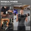 HOMCOM 2x15KG Rubber Hex Dumbbell Portable Hand Weights Dumbbell for Home Gym Workout Fitness