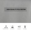 Outsunny 4 Pack Replacement Gazebo Curtains Privacy Panel for Most 3 x 4m Gazebo Canopy Pavillion Outdoor Shelter Sidewalls Accessories Light Grey