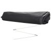 Outsunny Garden Parasol Cover Waterproof Outdoor Cantilever Banana Umbrella Protector 300D Oxford Fabric 240 x 48/70 cm for 3 m Cantilever Parasol