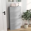 HOMCOM Narrow Shoe Cabinet, Slim Shoe Storage Cabinet with 3 Flip Drawers, 12 Pair of Shoes Organizer Hallway Entryway