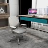 Vinsetto Office Chair, Breathable Mesh Swivel Desk Chair with Adjustable Height and  360 Degree Swivel Security Wheels for Home Office, Study, Grey