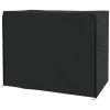 Outsunny 3 Seater Garden Swing Cover, Waterproof Swing Chair Cover, Windproof and Anti-UV 420D Outdoor Swing Bench Cover with Zip, 220 x 125 x 172cm, Black