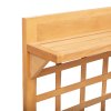 Outsunny Wooden Planter Boxes, Raised Garden Bed Elevated Planter with 2 Shelves for Flower Herb Vegetable Outdoor/Indoor, 105x40x135cm