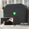 Outsunny BBQ Cover for Rectangular Gas Grill, 600D UPF30+ Oxford Fabric Barbecue Cover for Waterproof Protection Rip-Proof, with Windproof Hook and Loop Fasteners, Vents, 147 x 61 x 122 cm, Black