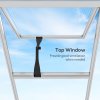 Outsunny 6 x 8ft Polycarbonate Greenhouse with Rain Gutters, Large Walk-In Green House with Door and Window, Garden Plants Grow House with Aluminium Frame and Foundation