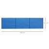 Outsunny 4 Pole Camping Windbreaks, Beach Wind Shield Shelter with Carry Bag and Steel Poles, Outdoor Caravan Privacy Shield, 540cm x 150cm, Blue
