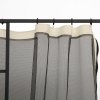 Outsunny fit 10x10ft Gazebo Universal Replacement Mosquito Netting for Patio Gazebos and Canopy Tents with Zippers for 3(m) x 3(m) Gazebo, (Sidewall Only) Beige