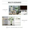 HOMCOM Decorative Artificial Monstera Plants in Pot Fake Plants for Home Indoor Outdoor Decor, 85cm