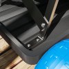 Outsunny Garden Cart with Wheels, Garden Stool Trolley with Tool Tray, Rolling Garden Seat for Weeding, Planting, Blue