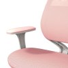 Vinsetto Office Chair, Breathable Mesh Swivel Desk Chair with Adjustable Height and  360 Degree Swivel Security Wheels for Home Office, Study, Pink
