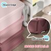 HOMCOM Kids Storage Units with 9 Drawers 3 Tier Chest Vertical Dresser Tower Toy Organiser for Nursery Playroom Kindergarten Pink