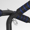 SPORTNOW Pull Up Bar Doorway with Non-Slip Multi Grips, Door Frame Chin Up Bar, Push up Stand with Anti-Fall Slot for Home Gym Upper Body Workout, Black