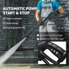 Outsunny 1800W High Pressure Washer, 150 Bar Pressure, 420 L/h Flow, Portable Power Washer Jet Wash Cleaner with Adjustable Nozzle, 6M Hose, Hose Reel, Steel Handle for Home Patio Car Driveway, Green