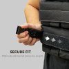 SPORTNOW 15KG Adjustable Weighted Vest, Weight Vest with 15 Metal Weights, Adjustable Straps and Reflective Strips, for Men and Women Running Cardio Exercise Strength Training