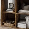 HOMCOM 6-Cube Bookshelf, Modern Freestanding 3-Tier Bookcase, Display Shelving Unit for Living Room, Bedroom, Home Office, Study