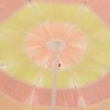 Outsunny 1.6m Garden Hawaii Parasol, Patio Beach Sun Umbrella Sunshade Hawaiian Folding Tilting Crank Parasol (Multicolour)