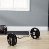 SPORTNOW Olympic Weight Plates Set, Metal and Rubber Bumper Plates Weights Discs with 2