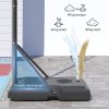HOMCOM Portable Freestanding Basketball Hoop Stand Transparent Backboard 160-305cm Adjustable Basketball Hoop with Two Moving Wheels For Adult Outdoor & Indoor Use