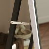 HOMCOM Full Length Mirror, 163 x 53 cm Full Body Mirror with Frame, Free Standing, Hanging or Leaning Against Wall for Bedroom, Living Room, Grey Wood Effect