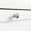 HOMCOM Slim Shoe Storage Cabinet for Hallway, Modern Narrow Shoe Cabinet with 2 Flip Drawers and Adjustable Shelves for 12 Pairs of Shoes, White