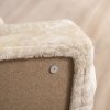 PawHut Dog Steps for Sofa, 4 Steps Dog Stairs, Pet Stairs, with Washable Plush Cover, for Small Breeds, Cats - Beige
