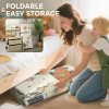 AIYAPLAY Baby Play Mat Double Sided, Foldable & Reversible Activity Playmat, Waterproof Kids Foam Crawling Mat for Outdoor Indoor Playtime Picnics, 196 x 176 x 1.5cm, Astronaut & Planet Theme