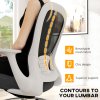 HOMCOM Drafting Chair, Swivel Draughtsman Chair, Ergonomic Office Chair, Mesh Standing Desk Chair with Flip-up Armrest, Lumbar Support, Adjustable Foot Ring, Black and White