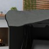 Outsunny 3 Seater 600D Oxford Patio Swing Chair Cover Outdoor Garden Furniture Rain Protection Protector Waterproof Anti-UV, 177 x 114 x 152cm, Dark Grey
