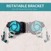 DURHAND 10m Garden Hose Reel Wall Mounted Auto Rewind with 7 Patterns Spray Nozzle, Includes Wall Fixings
