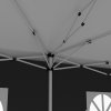 Outsunny 3 x 6 m Pop Up Gazebo with Sides and Windows, Height Adjustable Wedding Camping Party Tent Canopy Marquee with Storage Bag for Garden, Event, Black
