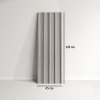 Outsunny Corrugated Roofing Sheets, Pack of 12, Galvanised Metal Roofing Sheets for Greenhouse, Garage, Storage Shed, Carport, 129 x 45cm, Grey Wood Effect