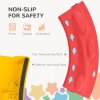 ZONEKIZ Stepping Stones Kids Balance Beam 6 PCs Stackable Outdoor Indoor Obstacle Course Sensory Play
