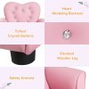 HOMCOM Kids Armchair Toddler Chair Seating Relax Playroom Seater Girl Princess Pink