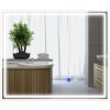kleankin Bathroom Mirror with LED Lights, Dimmable Makeup Mirror with 3 Temperature Colours, Defogging Film, Memory Function and Aluminium Frame, Hardwired, Horizontal and Vertical, 60 x 50?cm