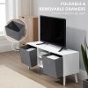 HOMCOM TV Cabinet Stand Unit for TVs up to 50